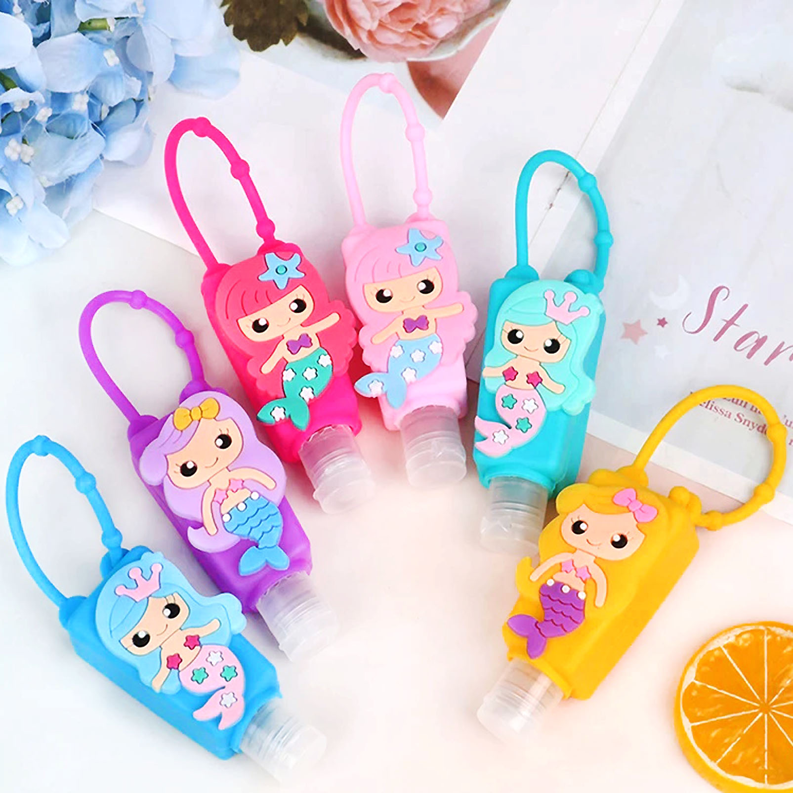 LAHVIČKA NA DĚTSKÝ DEZINFEKČNÍ GEL NA RUCE - MOŘSKÁ PANNA