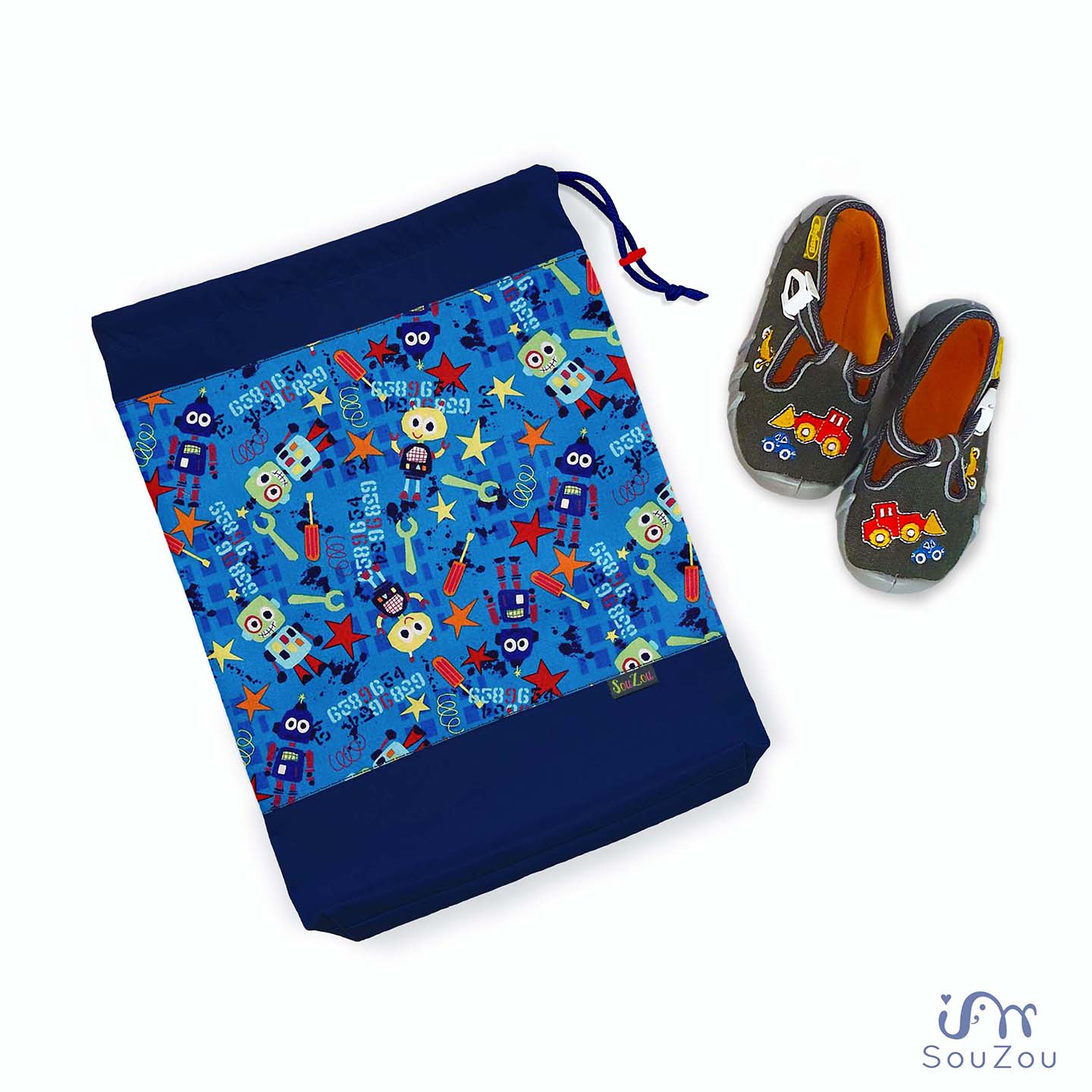 Pytlík na bačkorky ROBOTI