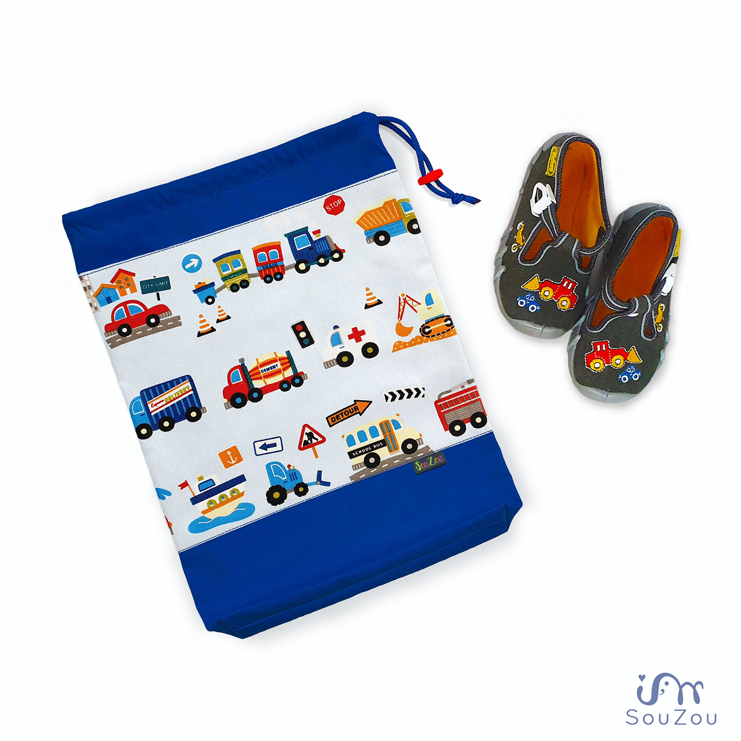 Pytlík na bačkorky AUTA