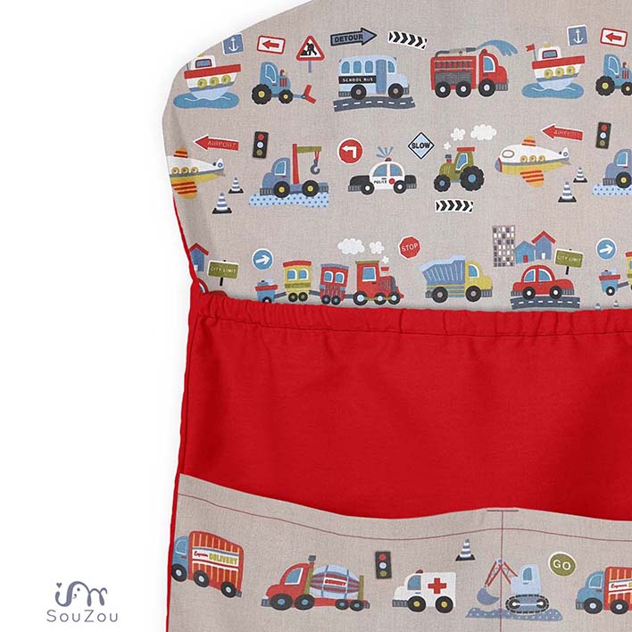 KAPSÁŘ na ramínko do školky AUTA