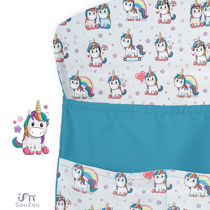 KAPSÁŘ na ramínko do školky UNICORNS