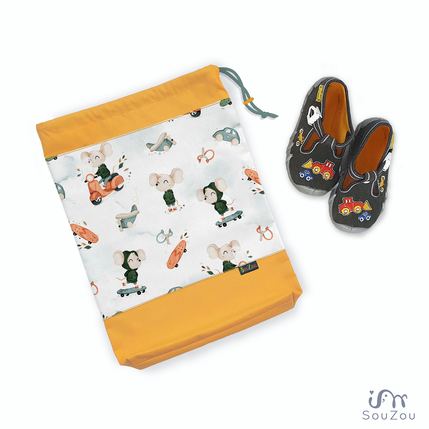 Pytlík na bačkorky MYŠKY