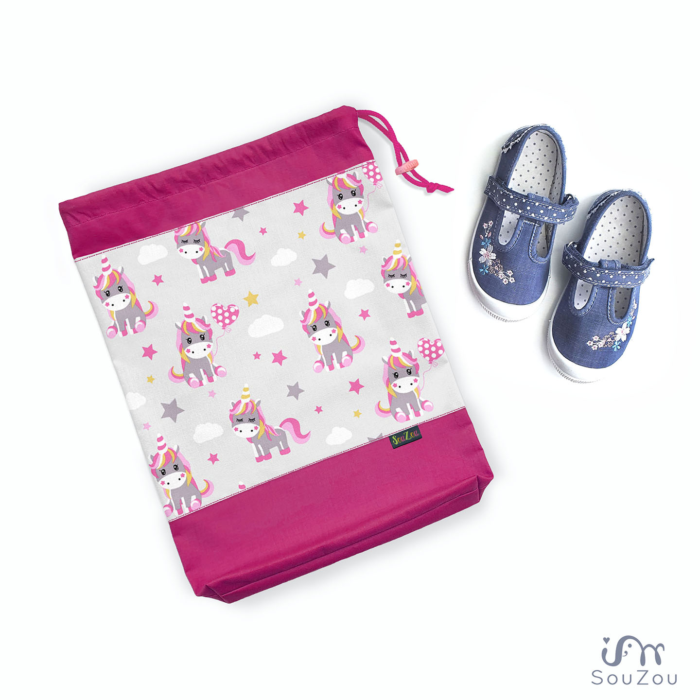 Pytlík na bačkorky UNICORNS