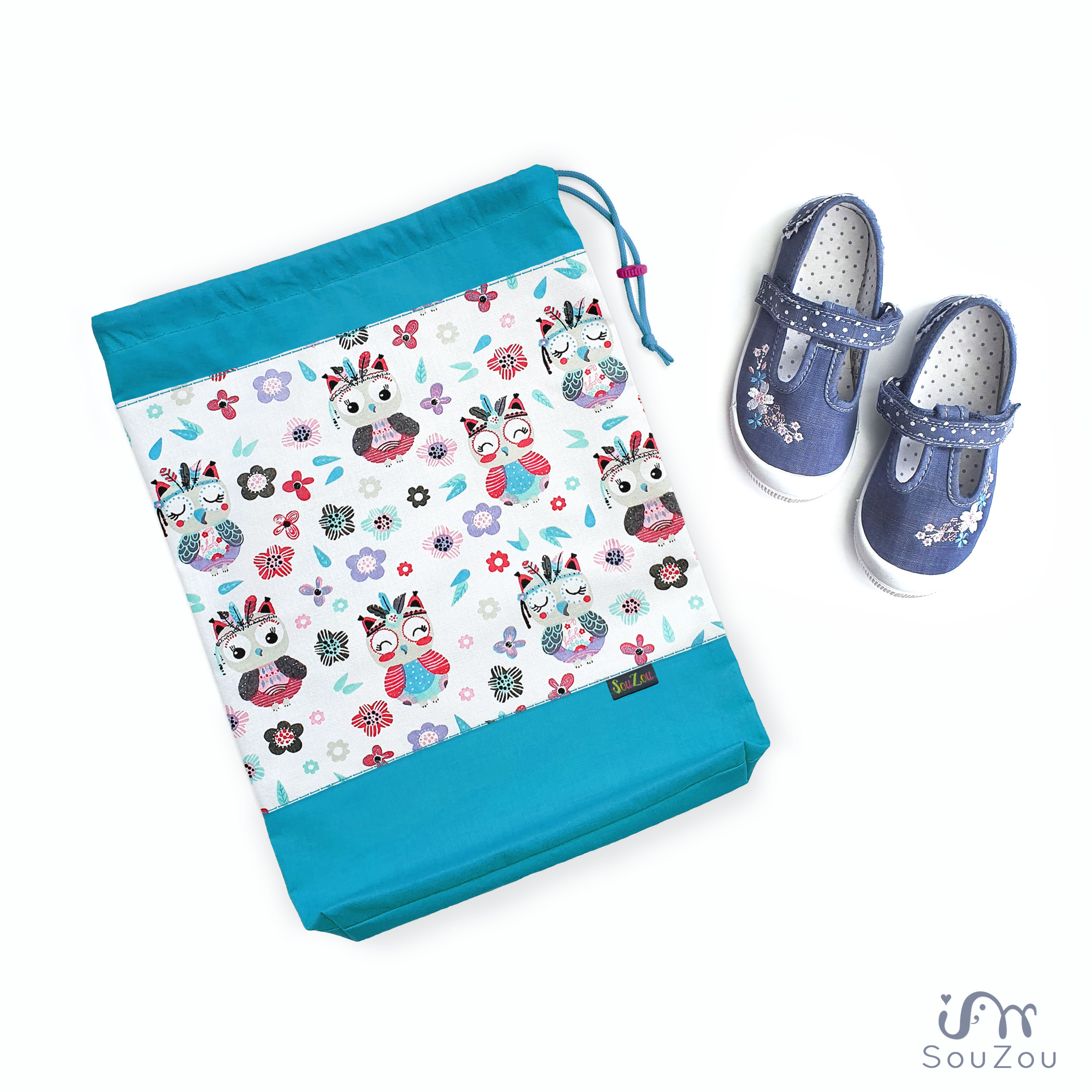 Pytlík na bačkorky SOVIČKY