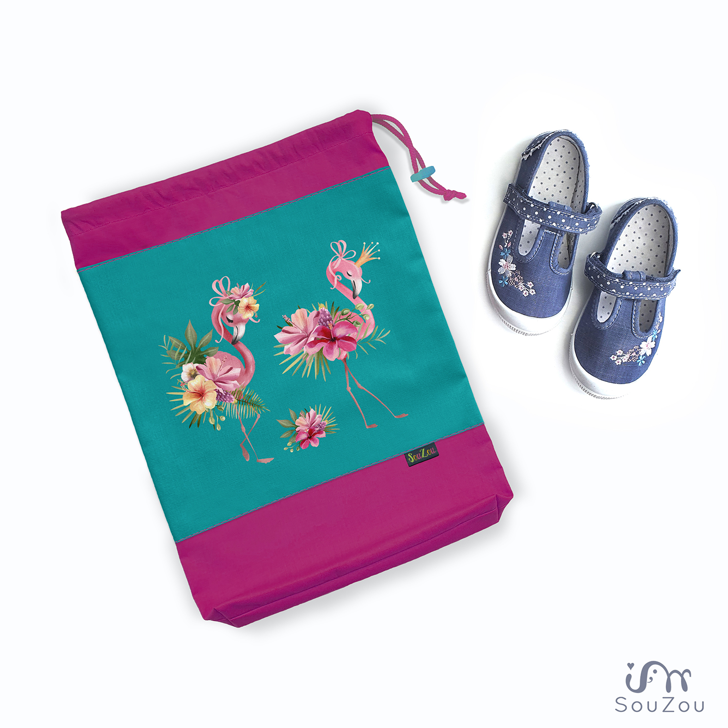 AUTORSKÝ pytlík na bačkorky PRINCEZNY