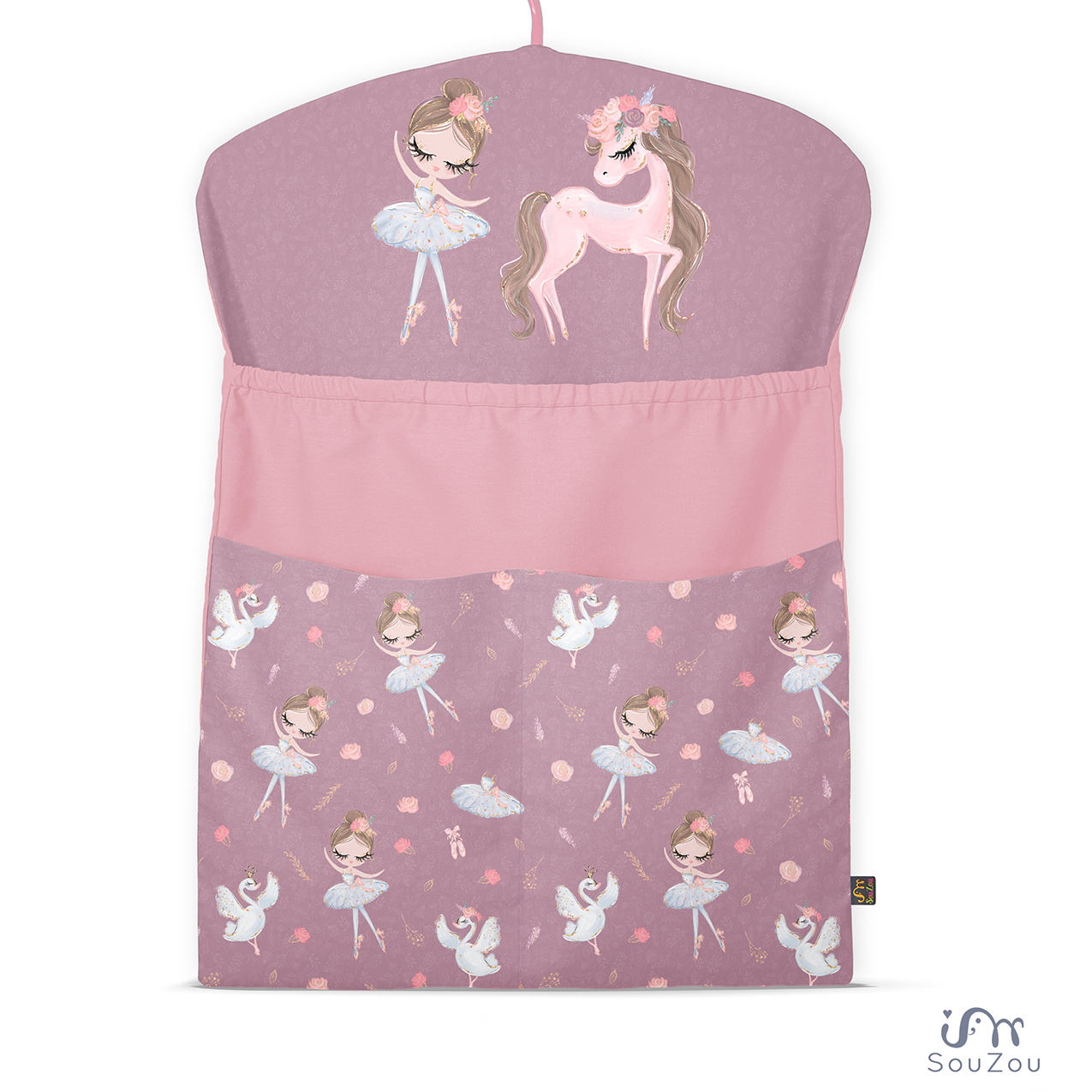 AUTORSKÝ KAPSÁŘ na ramínko do školky BALETKA 