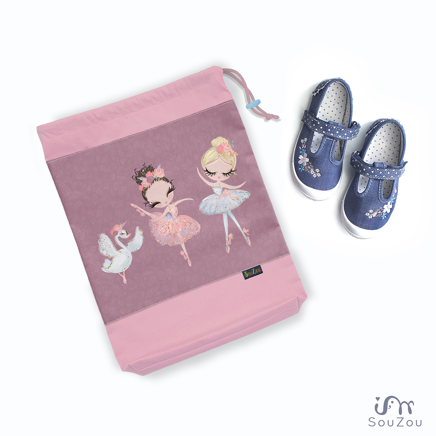 AUTORSKÝ pytlík na bačkorky BALETKY