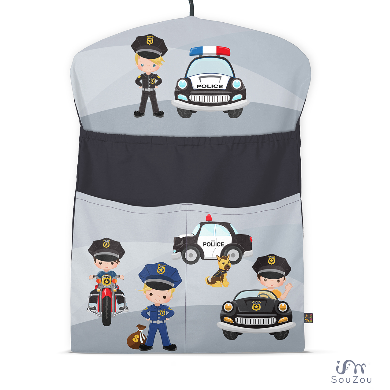 AUTORSKÝ KAPSÁŘ na rmínko do školky POLICIE