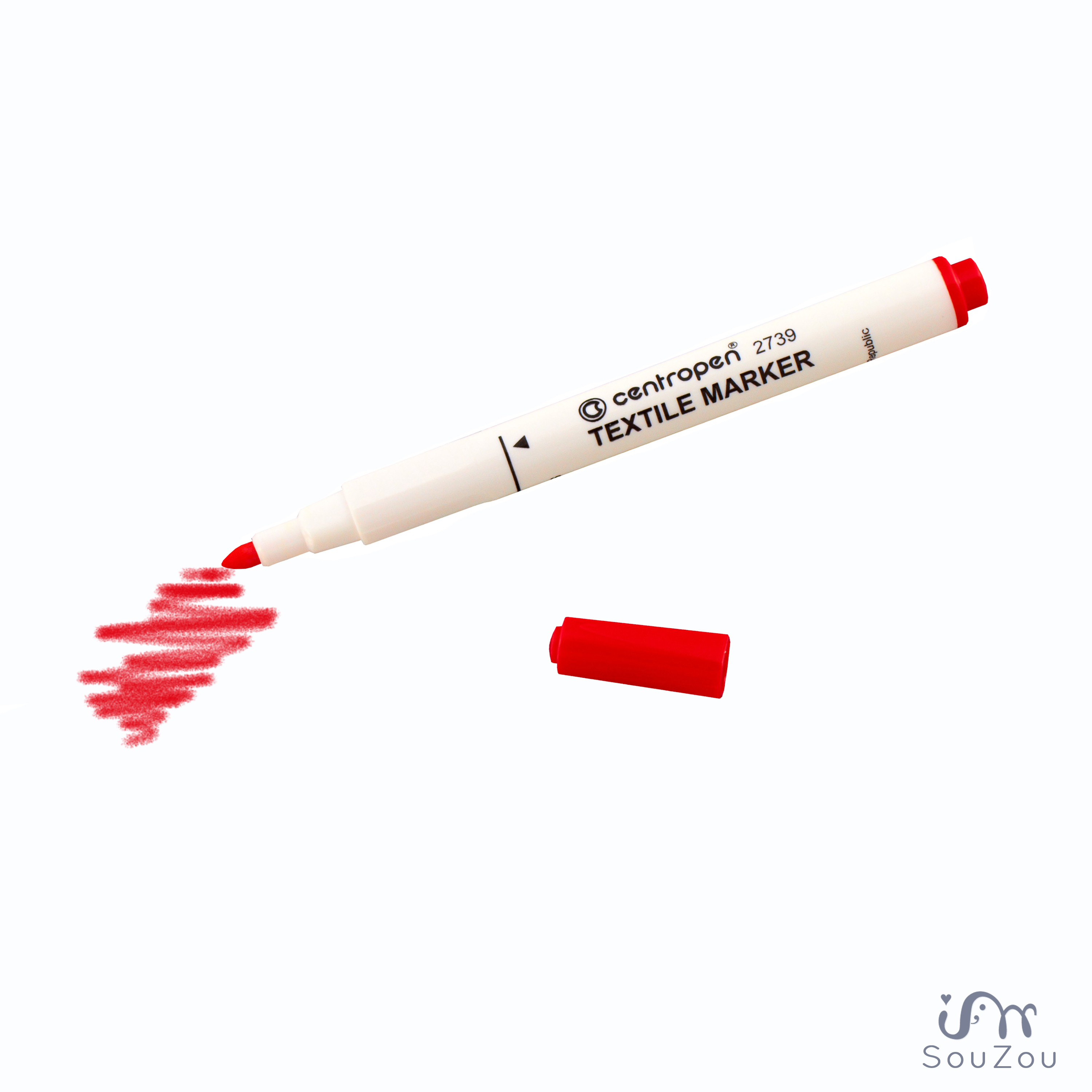 Fix na textil Centropen ČERVENÁ