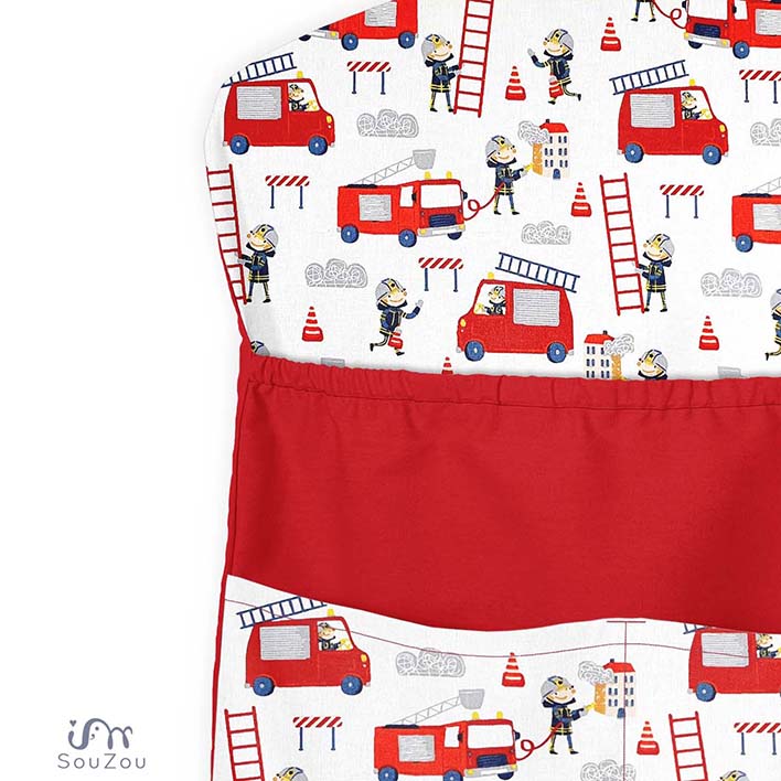 KAPSÁŘ na ramínko do školky HASIČI