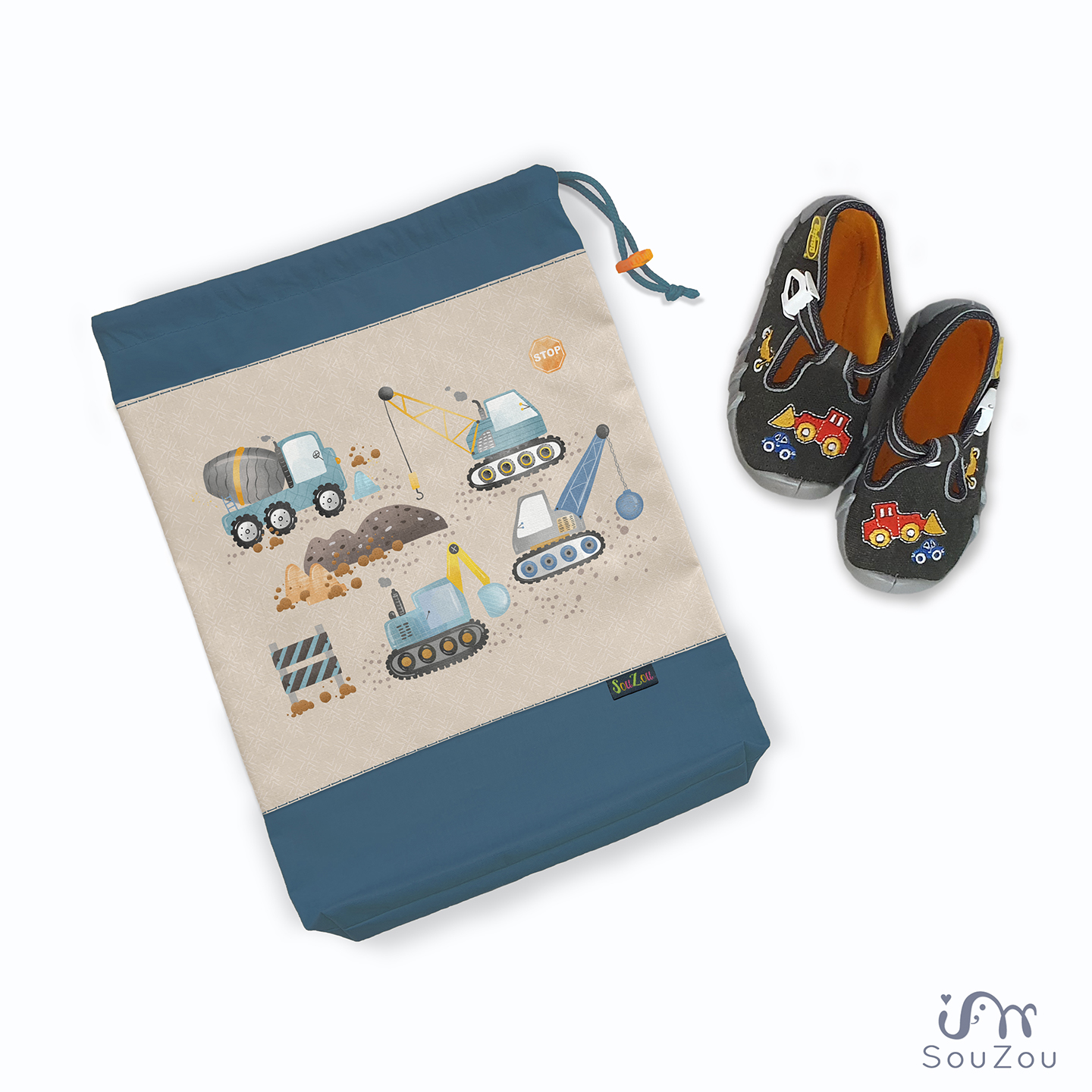 AUTORSKÝ pytlík na bačkorky STAVBA