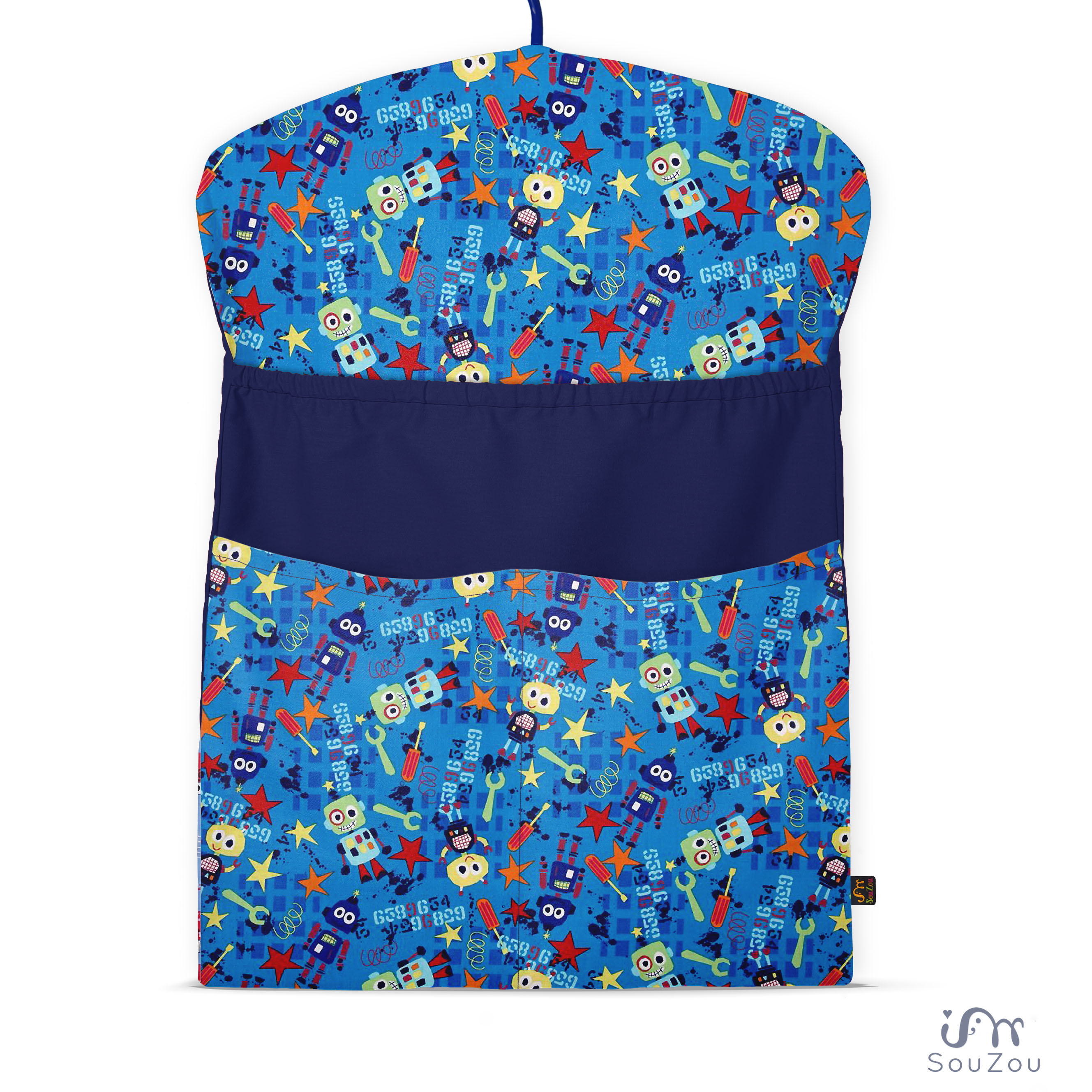 KAPSÁŘ na ramínko do školky ROBOTI