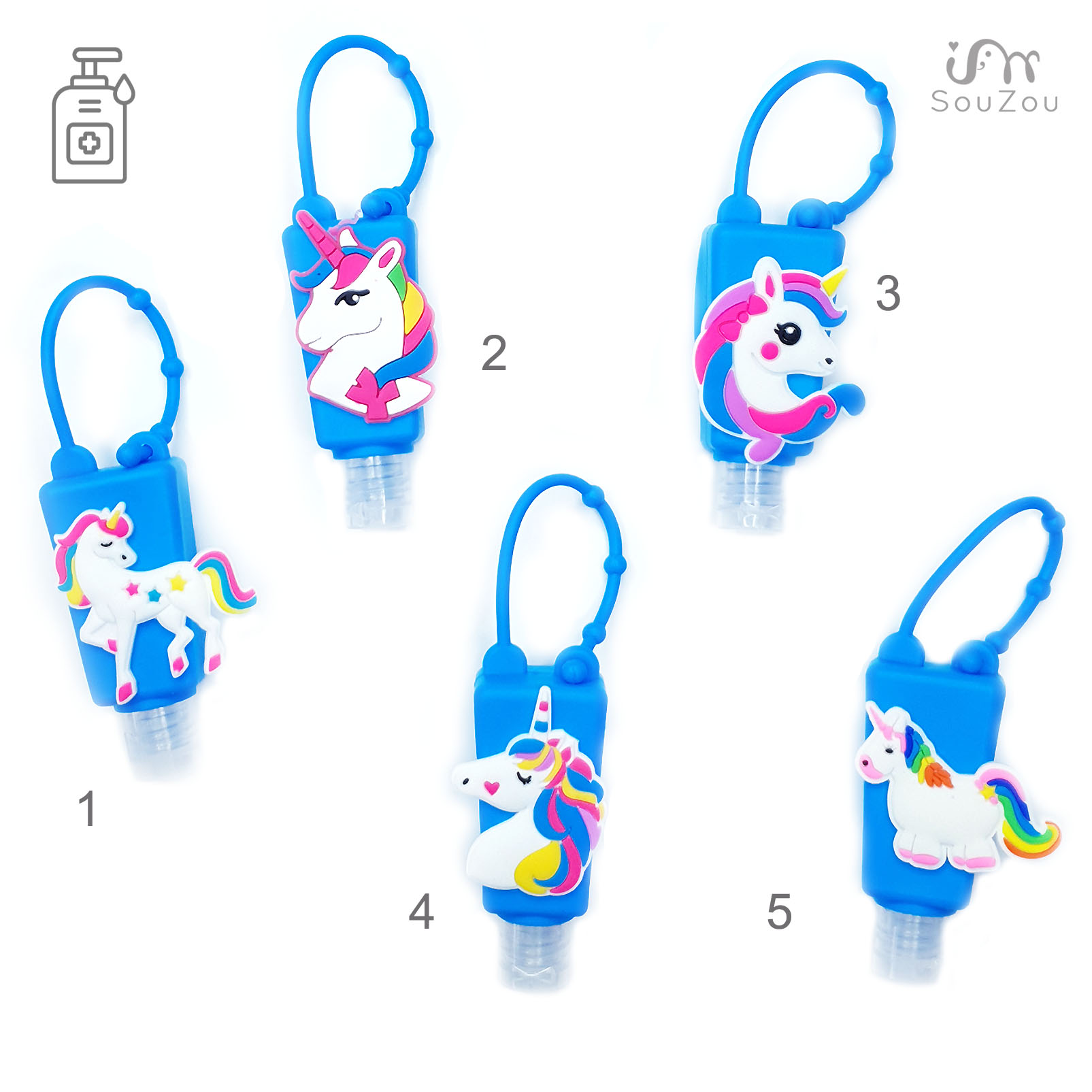 LAHVIČKA NA DĚTSKÝ DEZINFEKČNÍ GEL NA RUCE - UNICORN