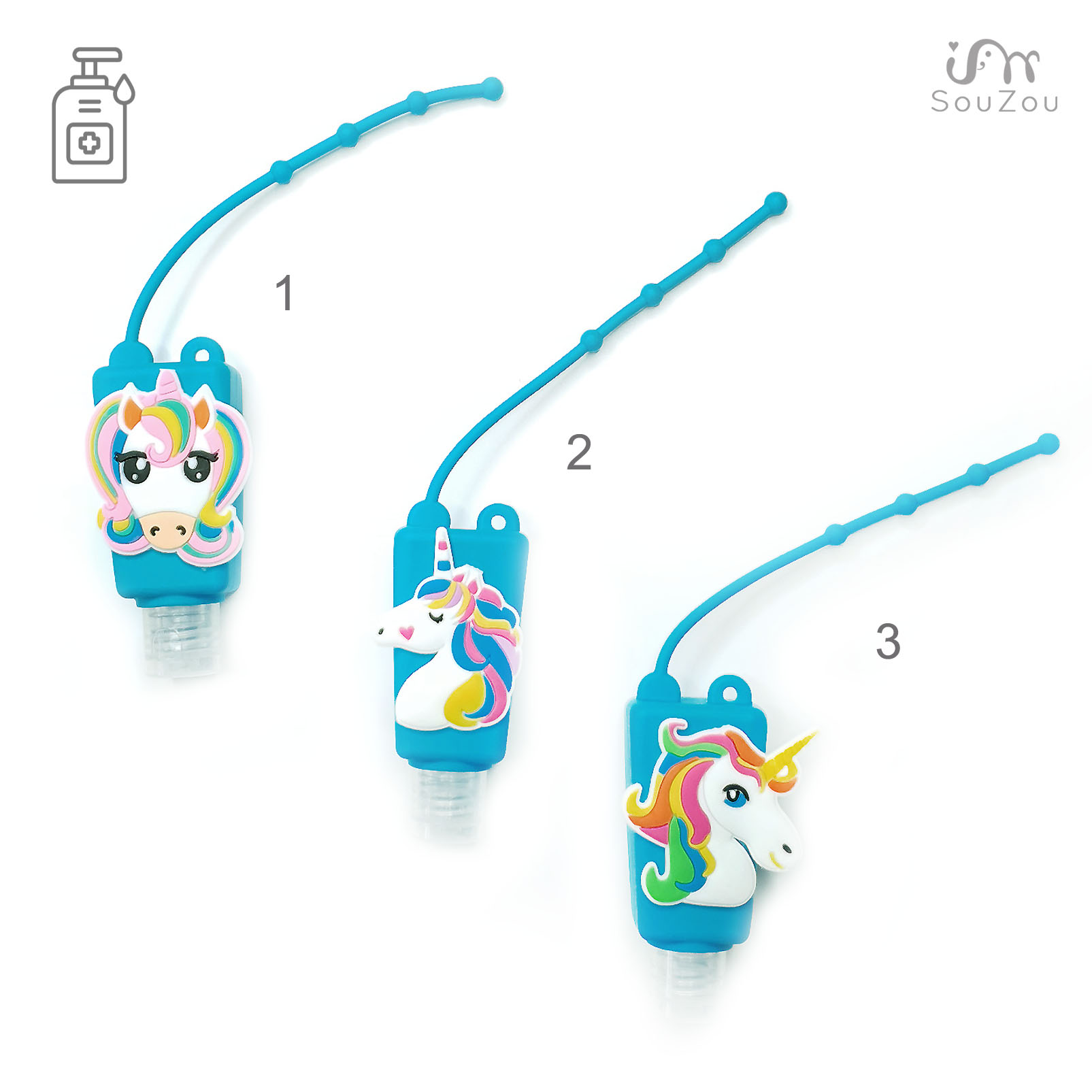 LAHVIČKA NA DĚTSKÝ DEZINFEKČNÍ GEL NA RUCE - UNICORN