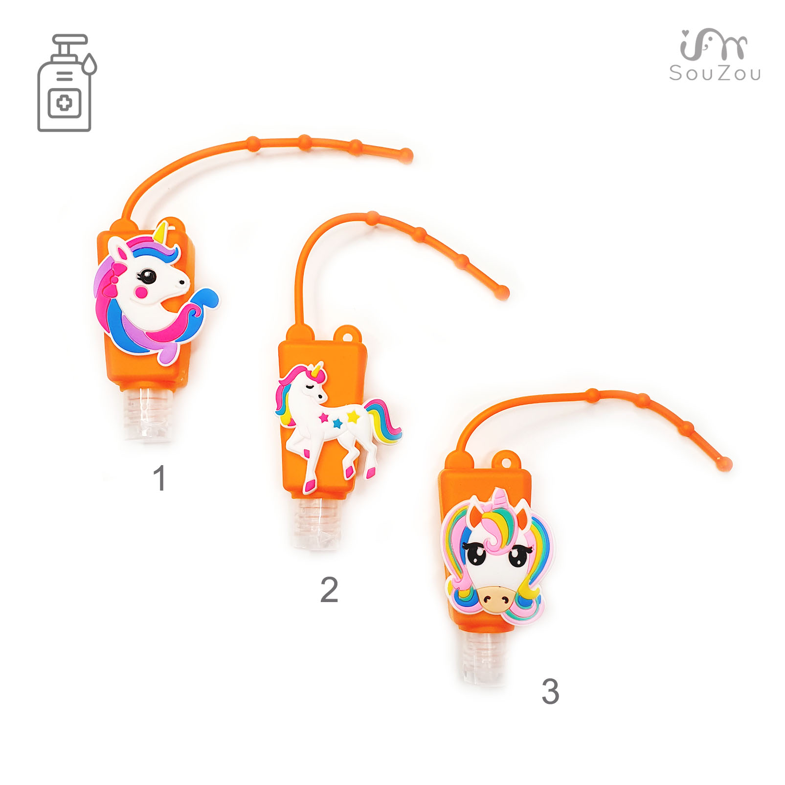 LAHVIČKA NA DĚTSKÝ DEZINFEKČNÍ GEL NA RUCE - UNICORN