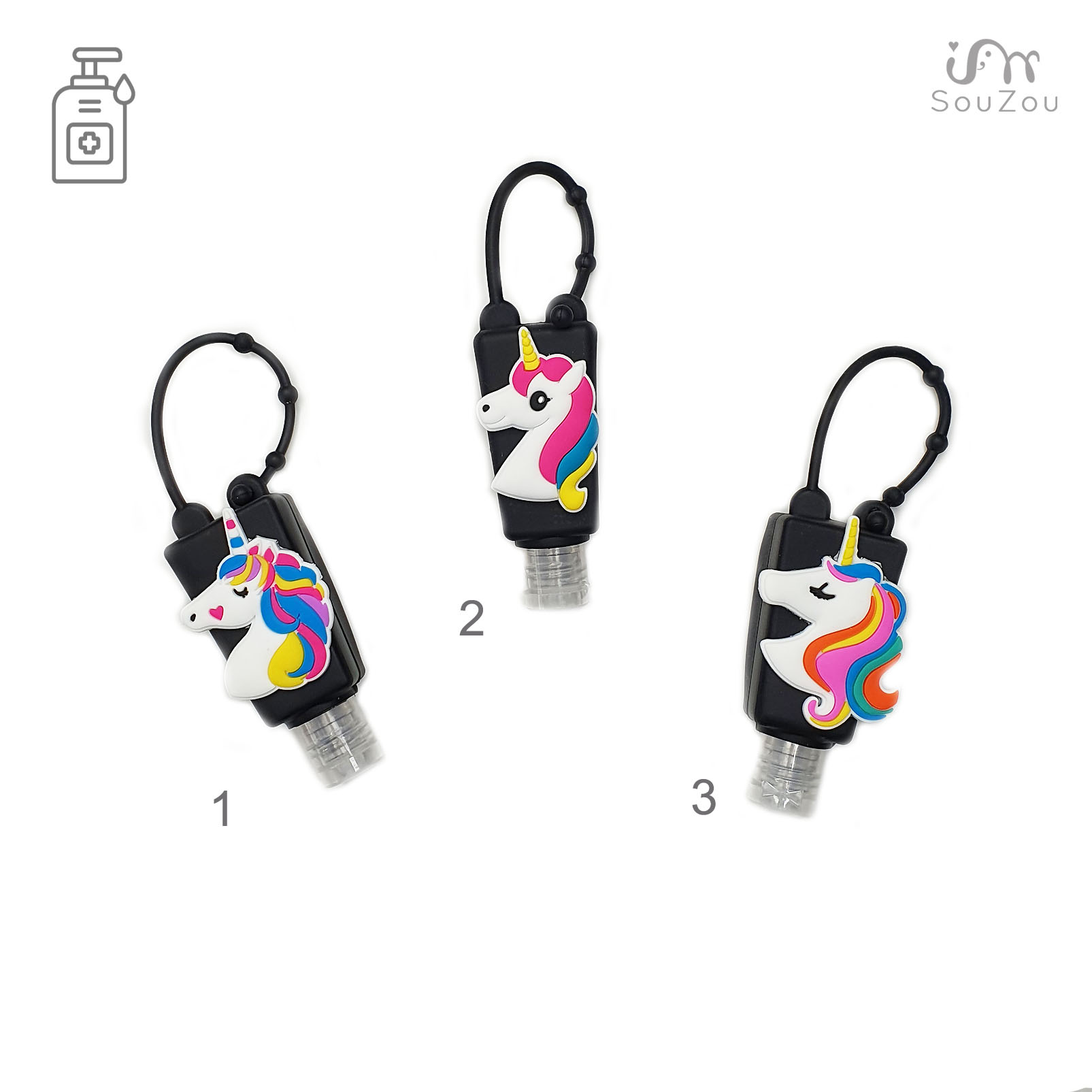 LAHVIČKA NA DĚTSKÝ DEZINFEKČNÍ GEL NA RUCE - UNICORN