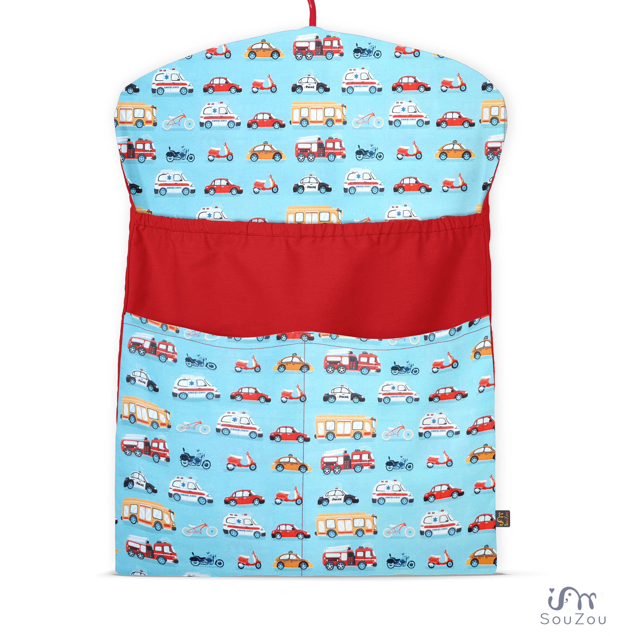 KAPSÁŘ na ramínko do školky AUTA