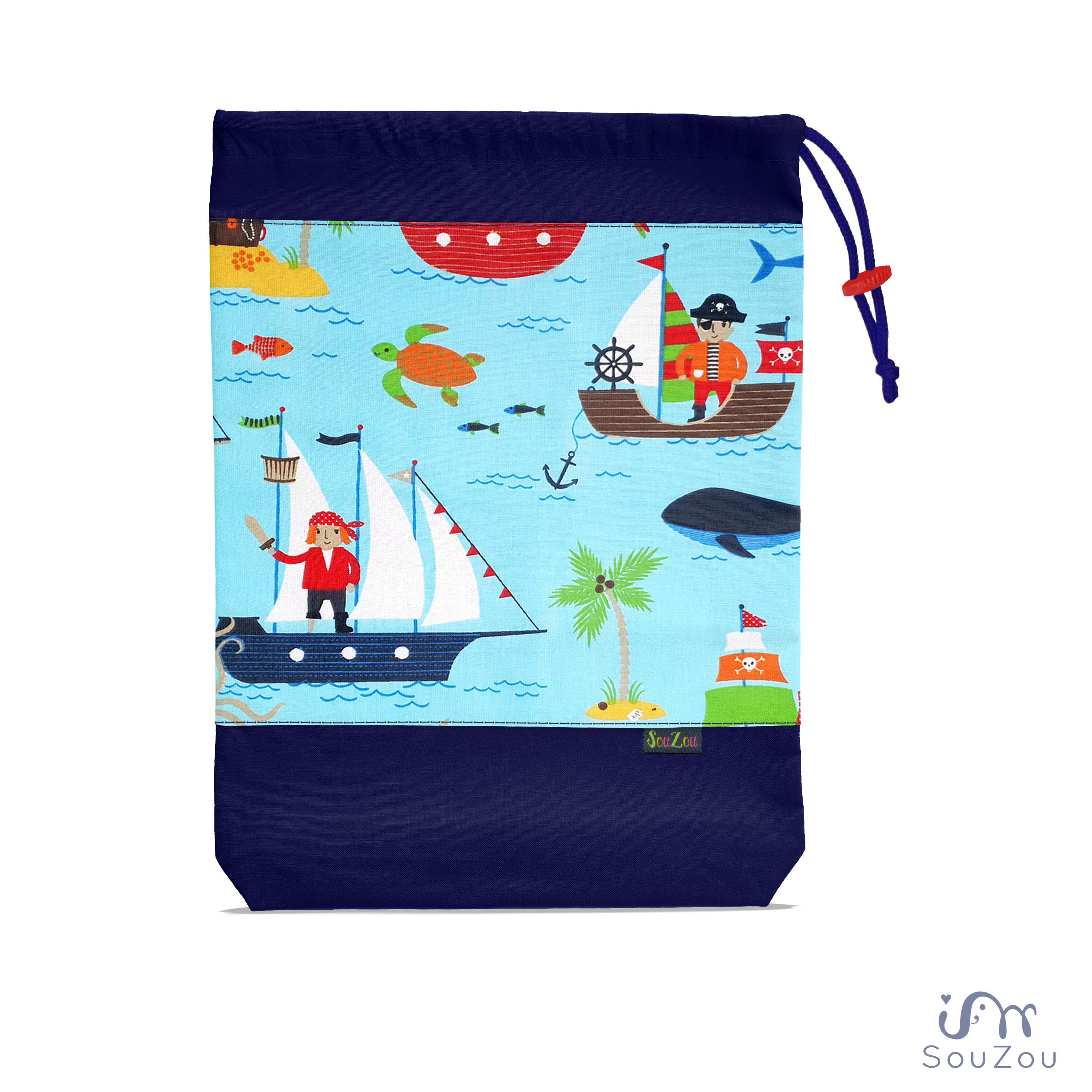 Pytlík na bačkorky PIRÁTI