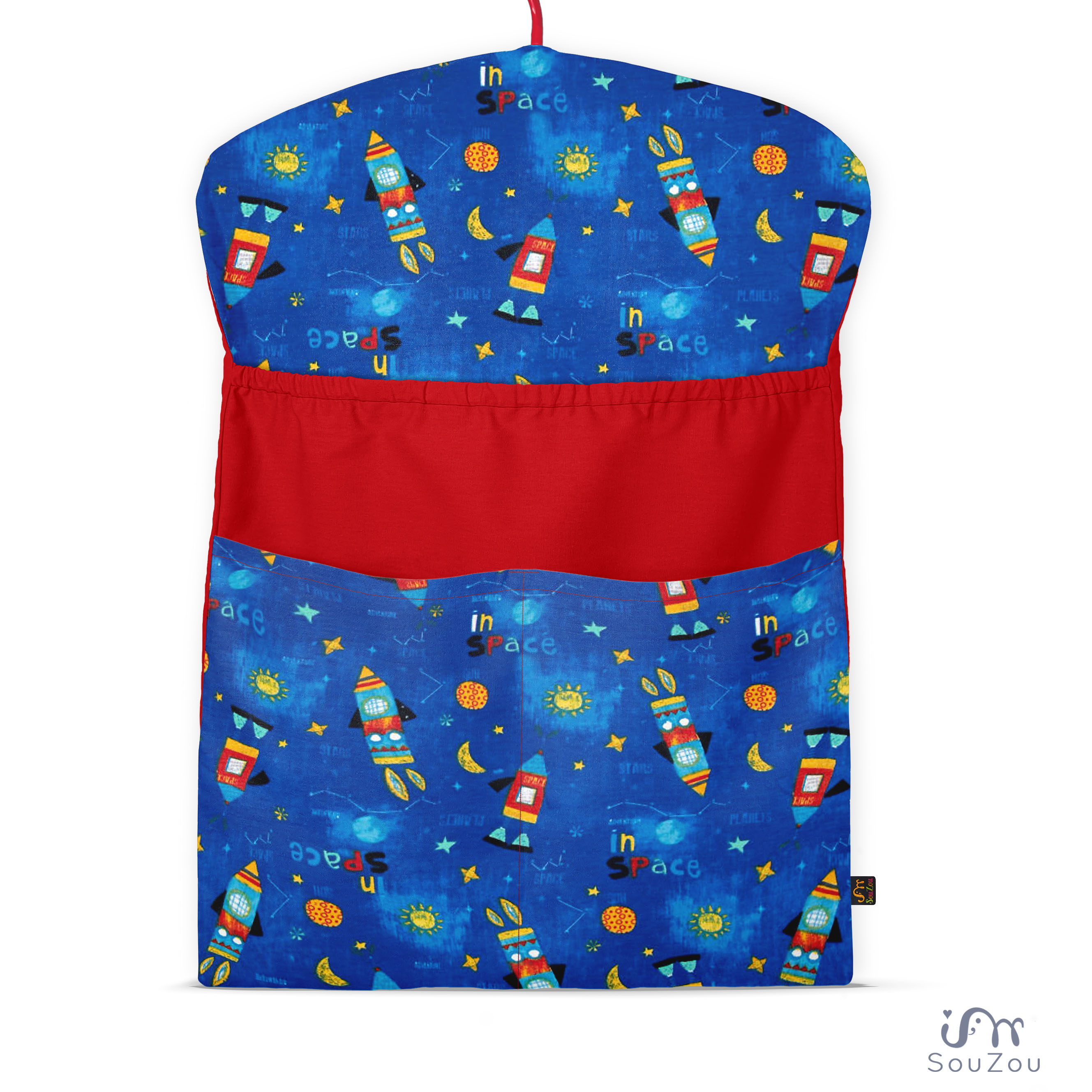 KAPSÁŘ na ramínko do školky RAKETY