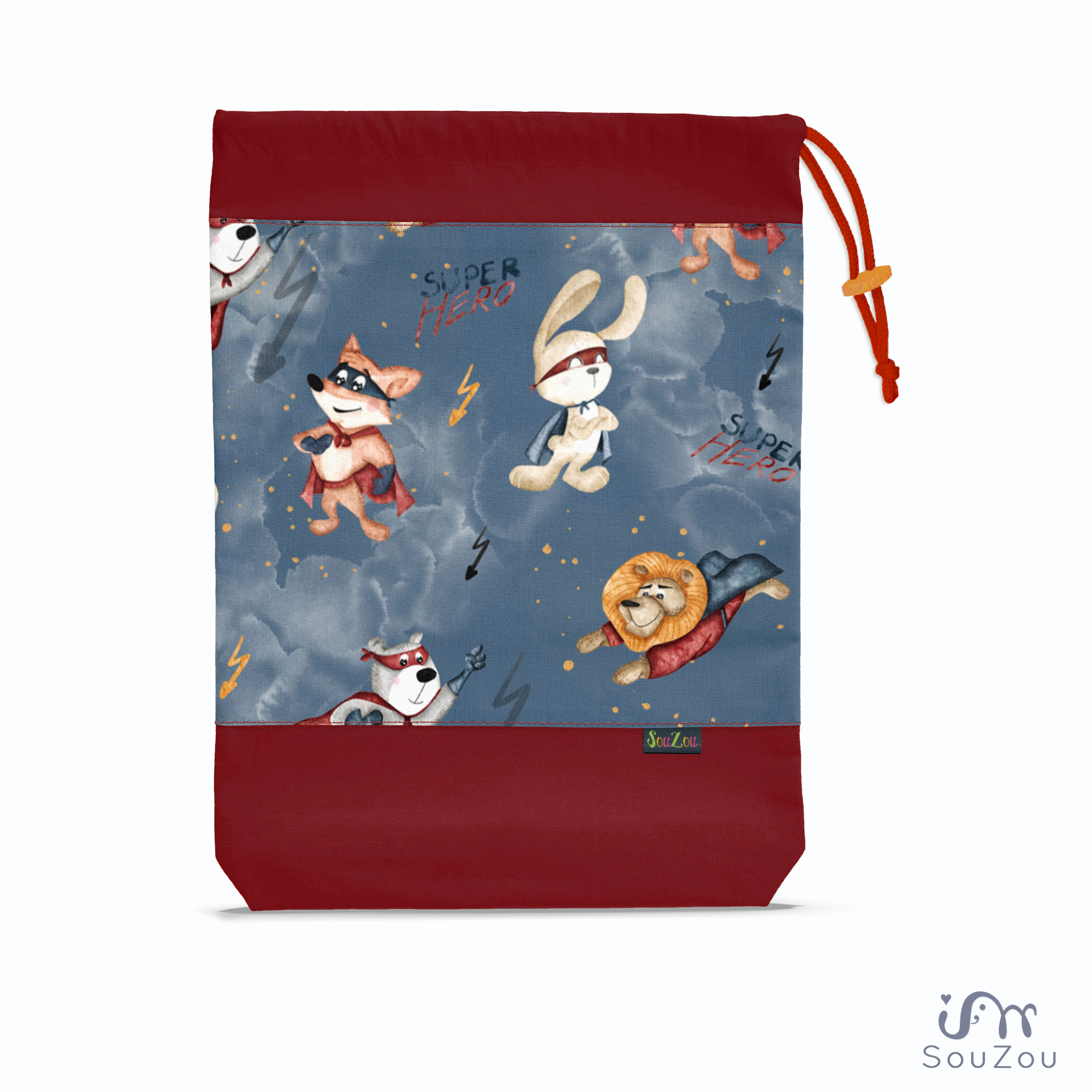 Pytlík na bačkorky SUPER HERO