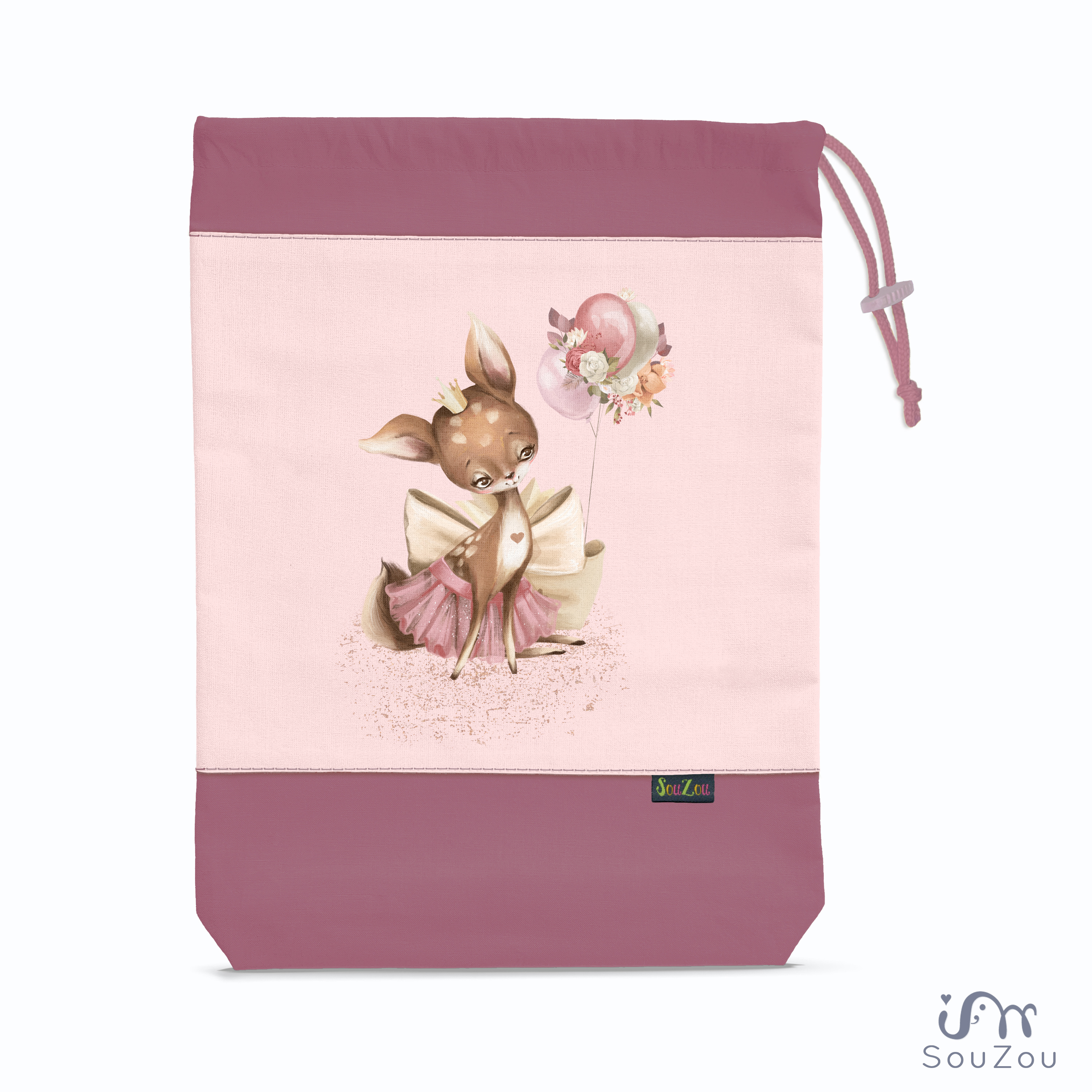 AUTORSKÝ pytlík na bačkorky PRINCEZNY