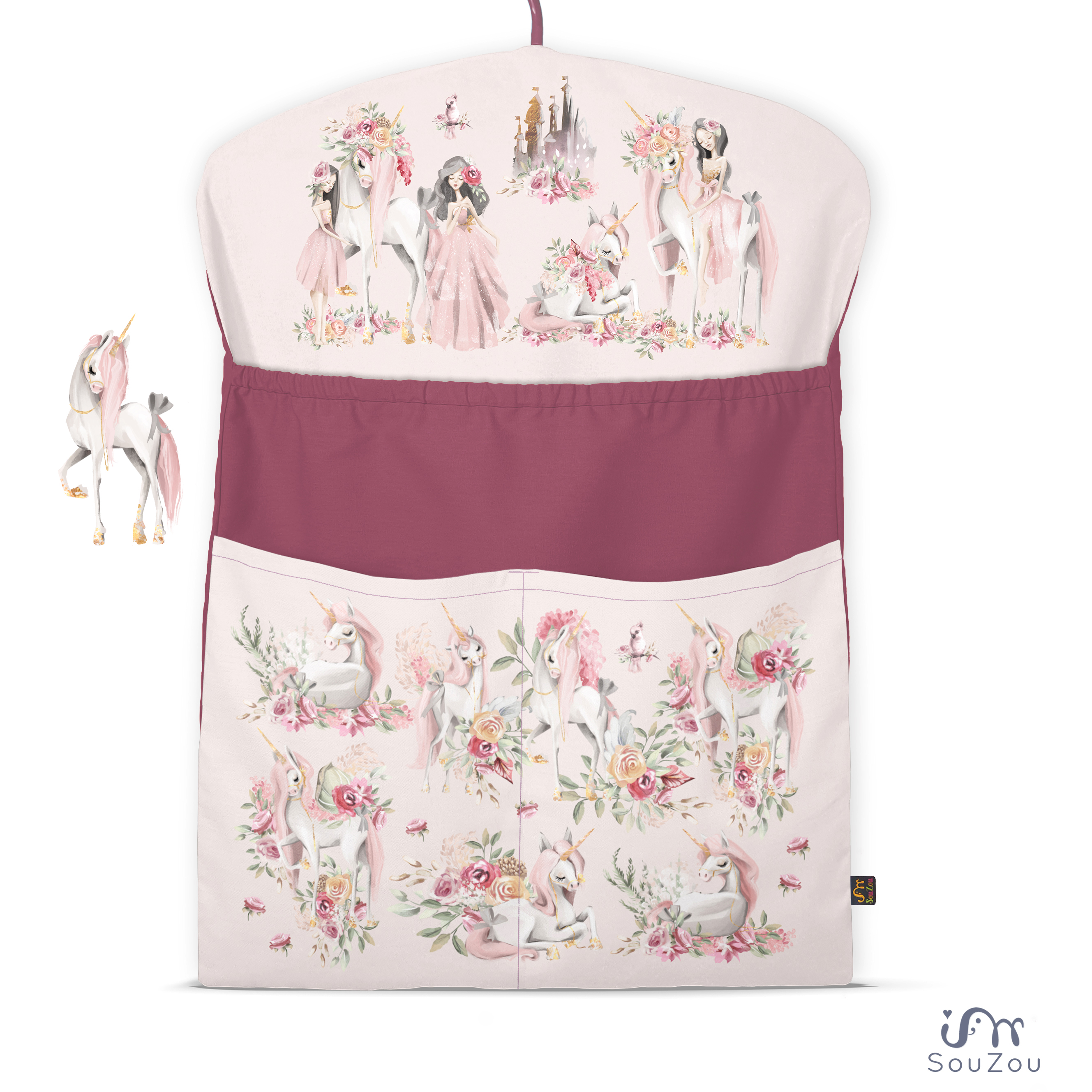 AUTORSKÝ KAPSÁŘ na ramínko do školky UNICORN