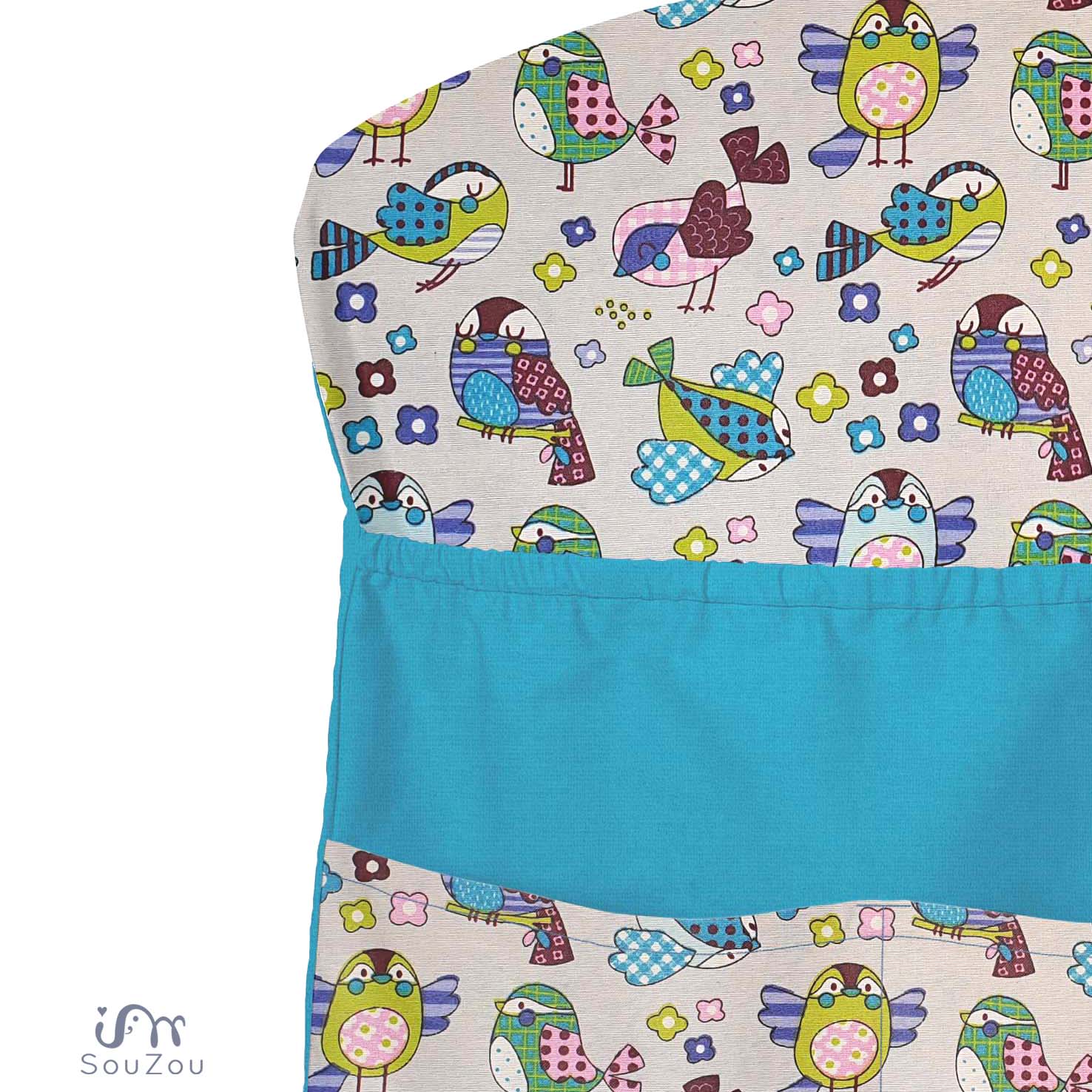 VYZTUŽENÝ KAPSÁŘ na ramínko do školky PTÁČCI