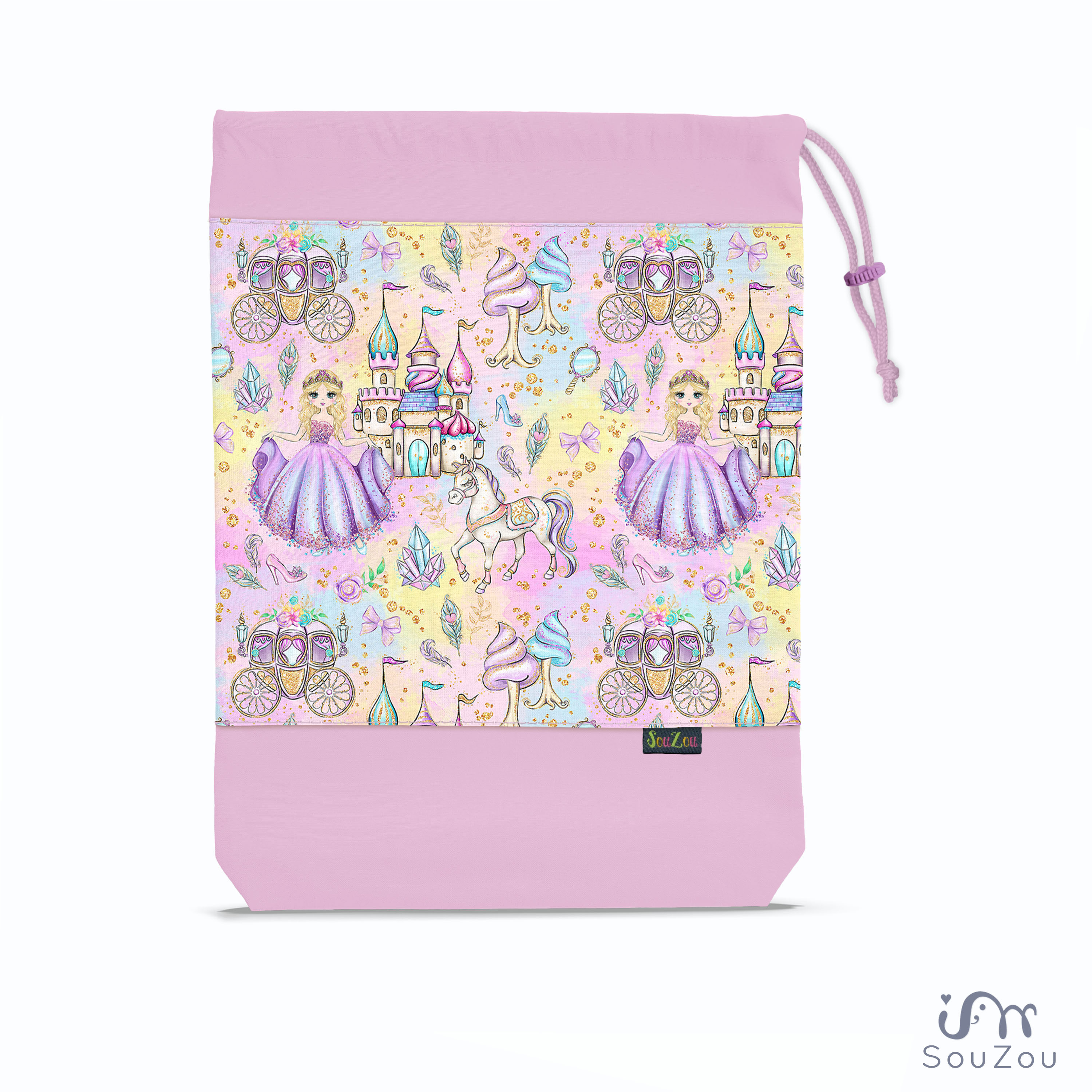 AUTORSKÝ pytlík na bačkorky PRINCEZNY 