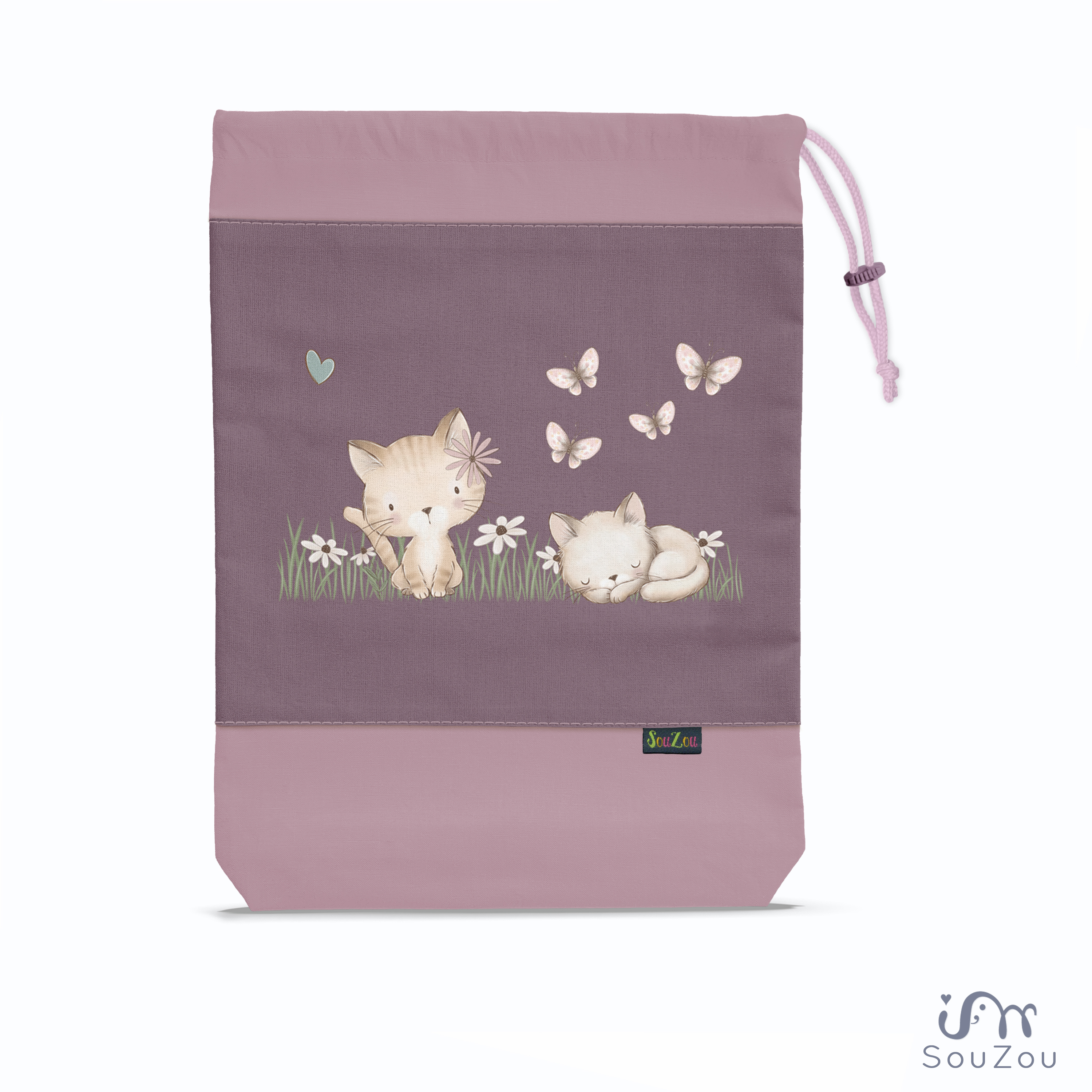 AUTORSKÝ pytlík na bačkorky KOČIČKY