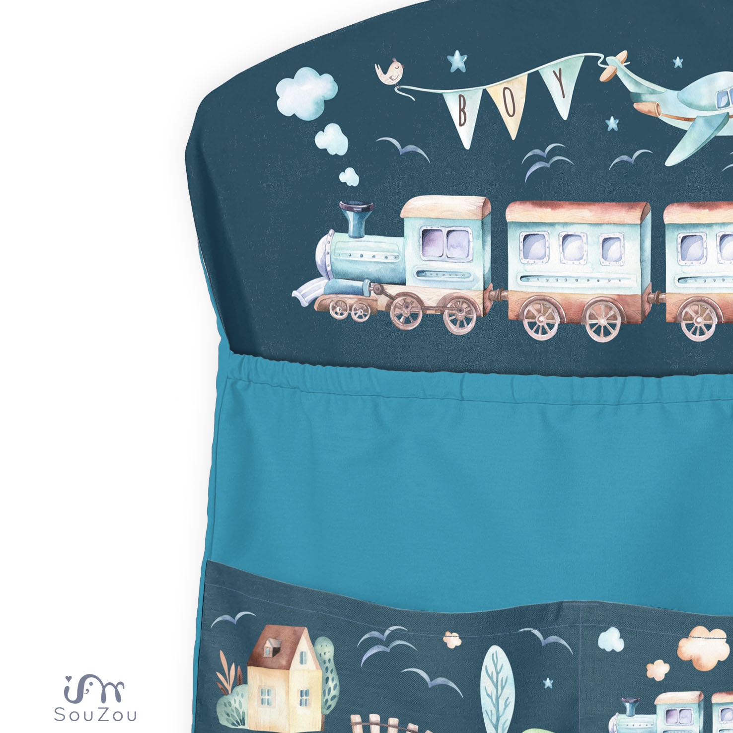 AUTORSKÝ KAPSÁŘ na ramínko do školky MAŠINKY