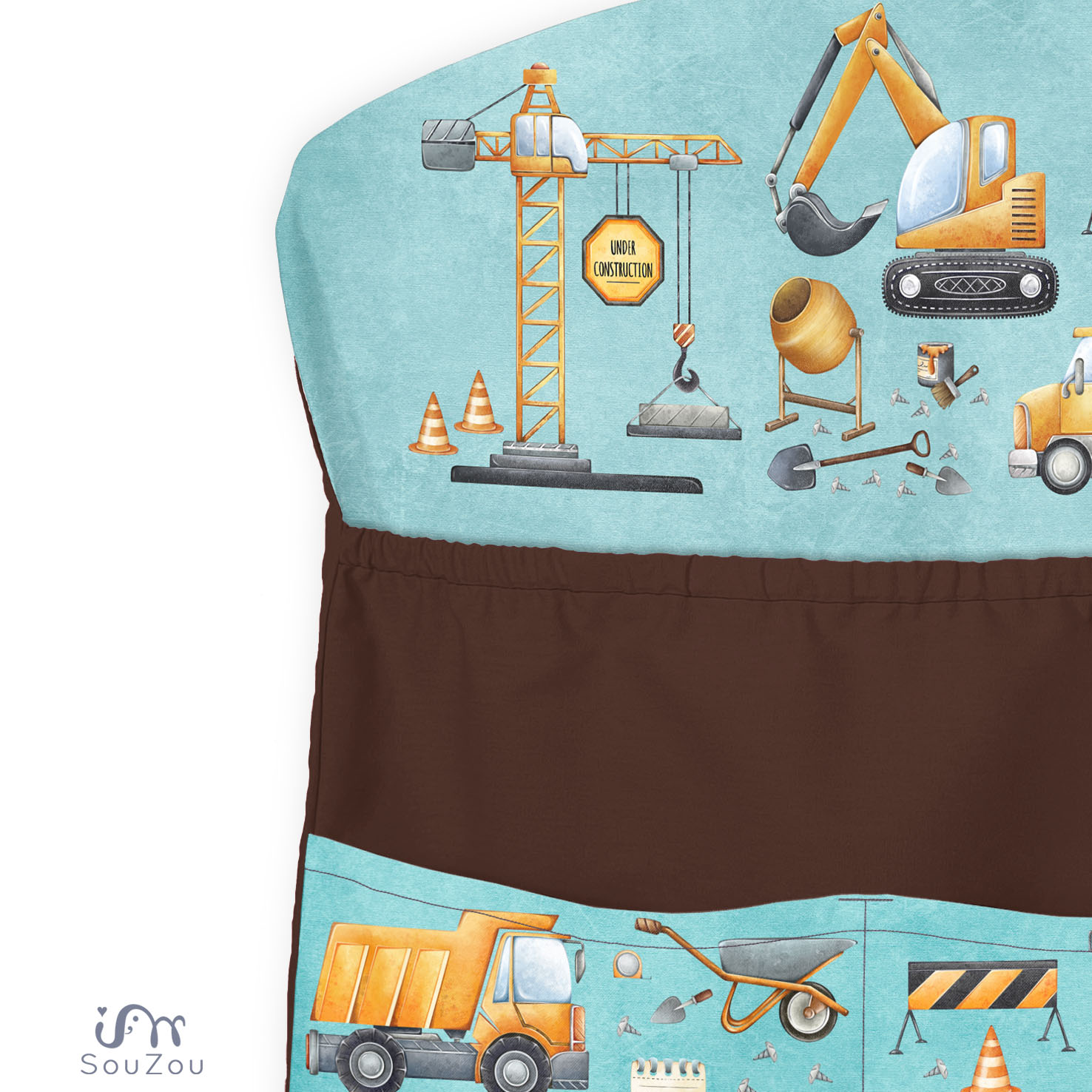 AUTORSKÝ KAPSÁŘ na ramínko do školky STAVBA