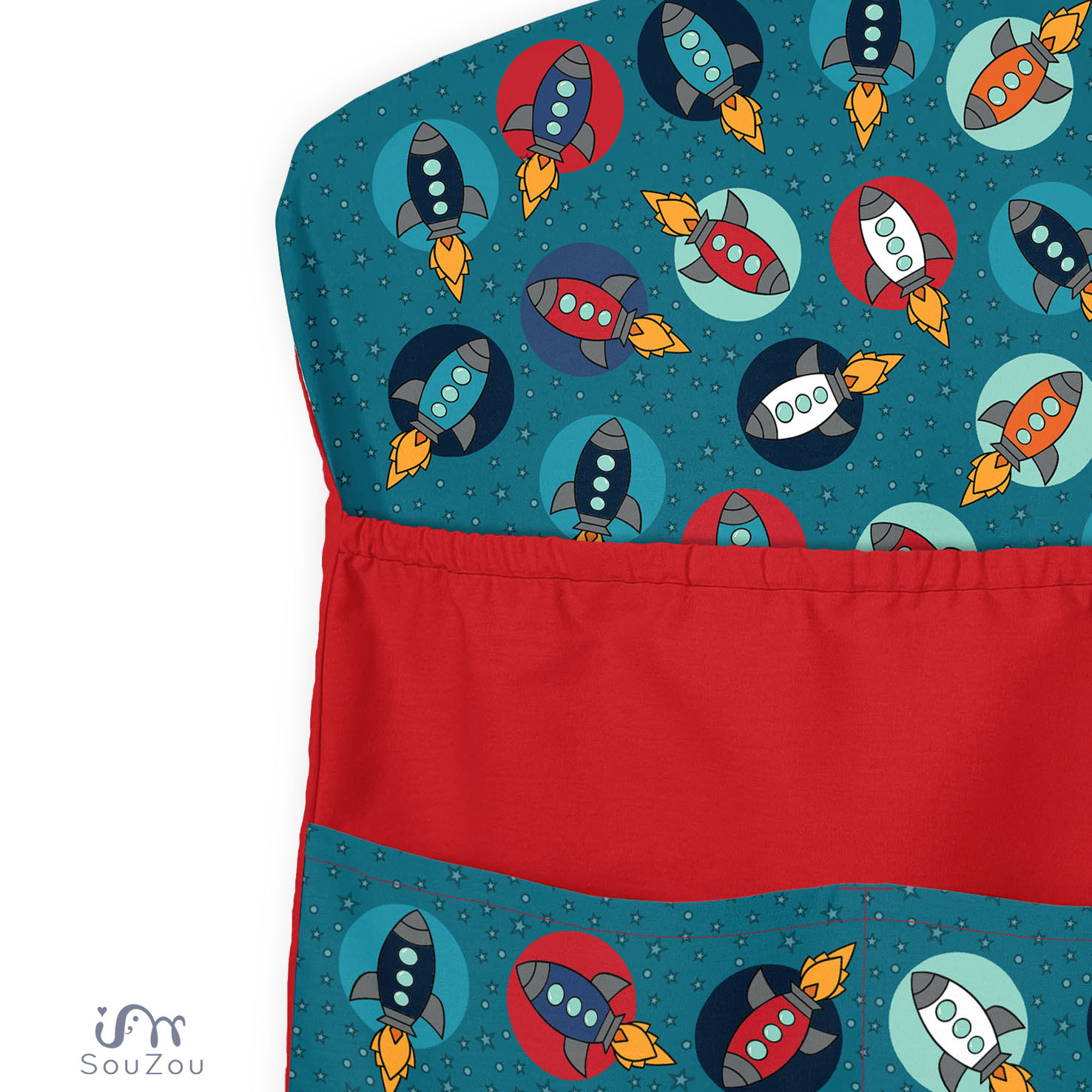 AUTORSKÝ KAPSÁŘ na ramínko do školky REKETY