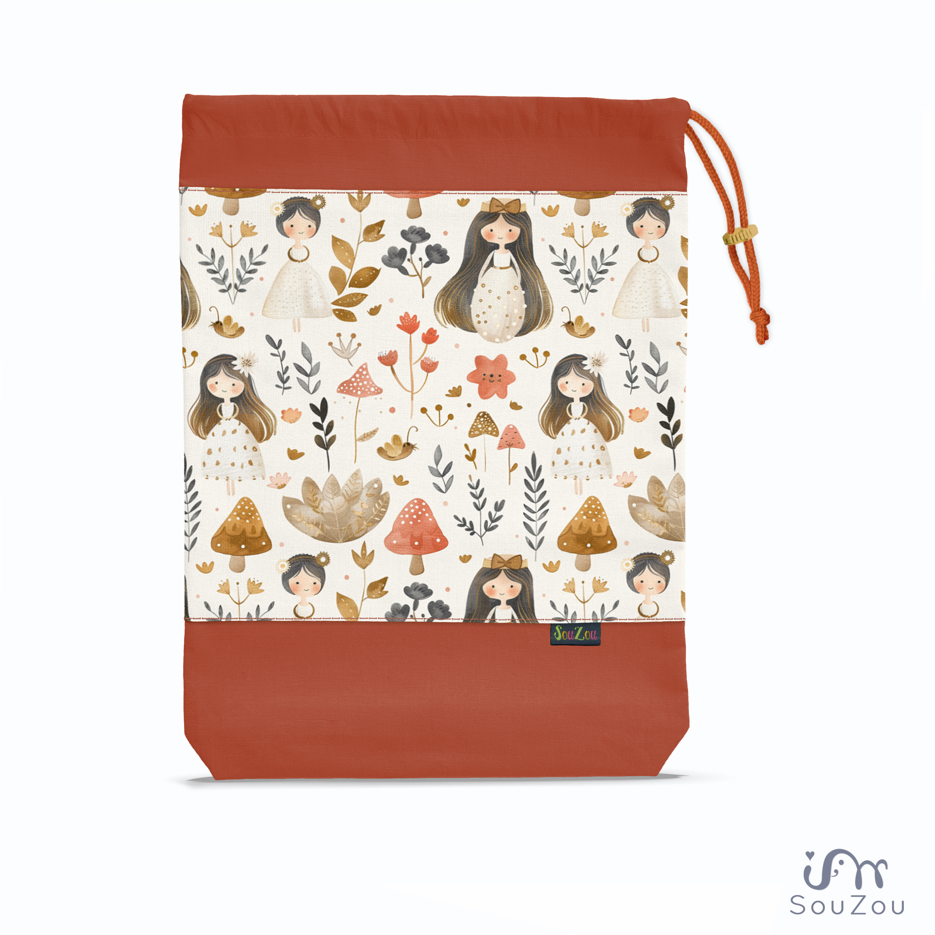 AUTORSKÝ pytlík na bačkorky PRINCEZNY