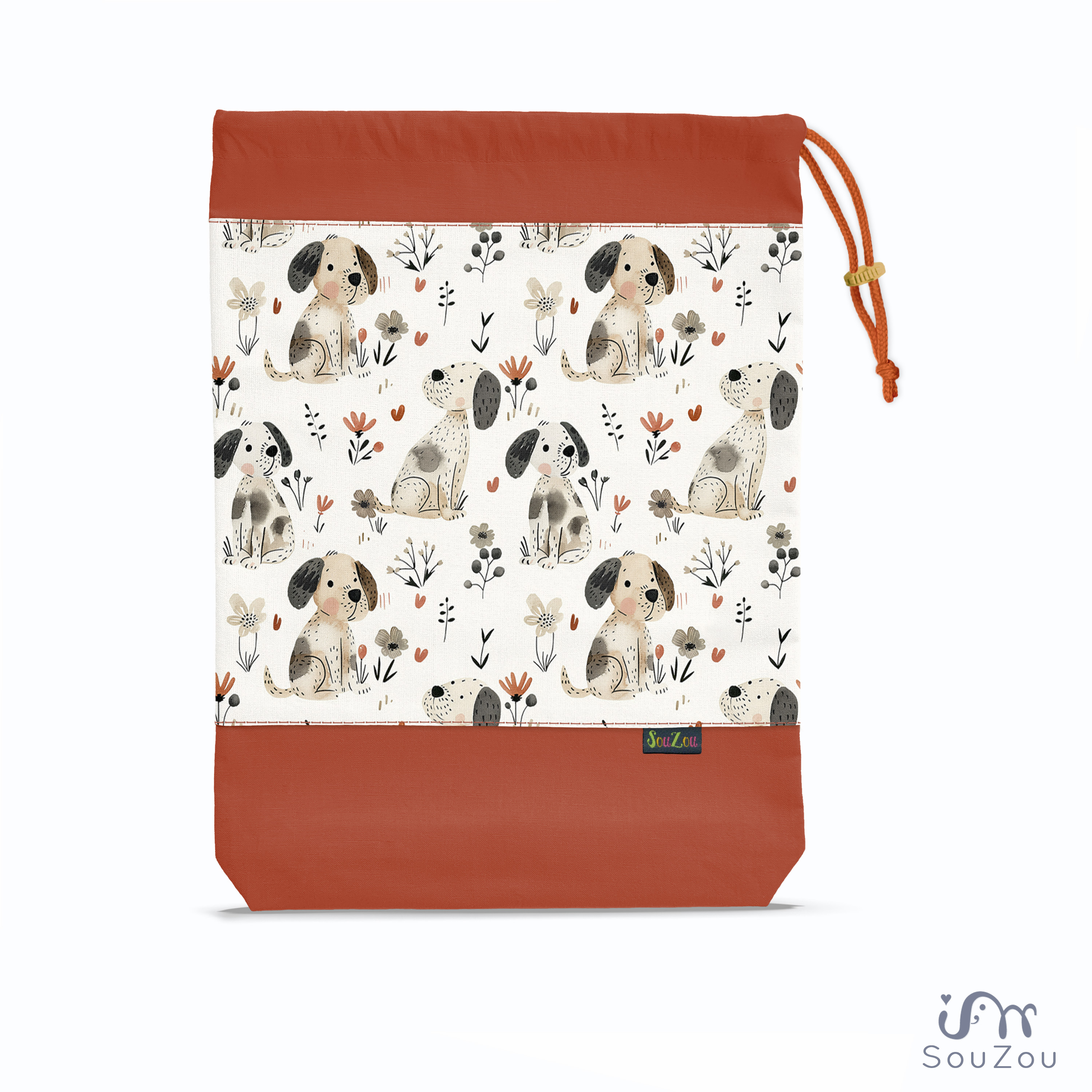 AUTORSKÝ pytlík na bačkorky PEJSCI