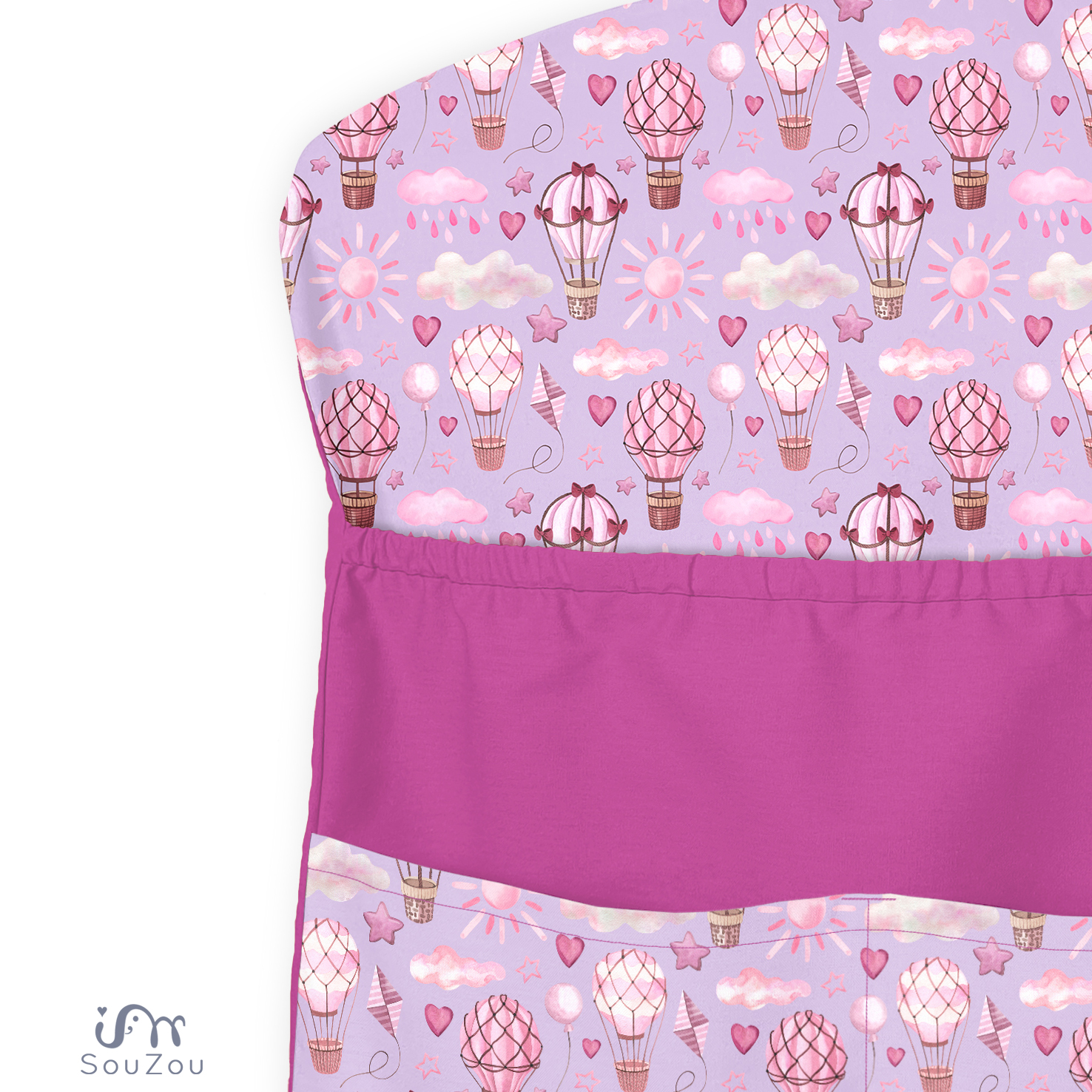 AUTORSKÝ KAPSÁŘ na ramínko do školky BALÓNKY