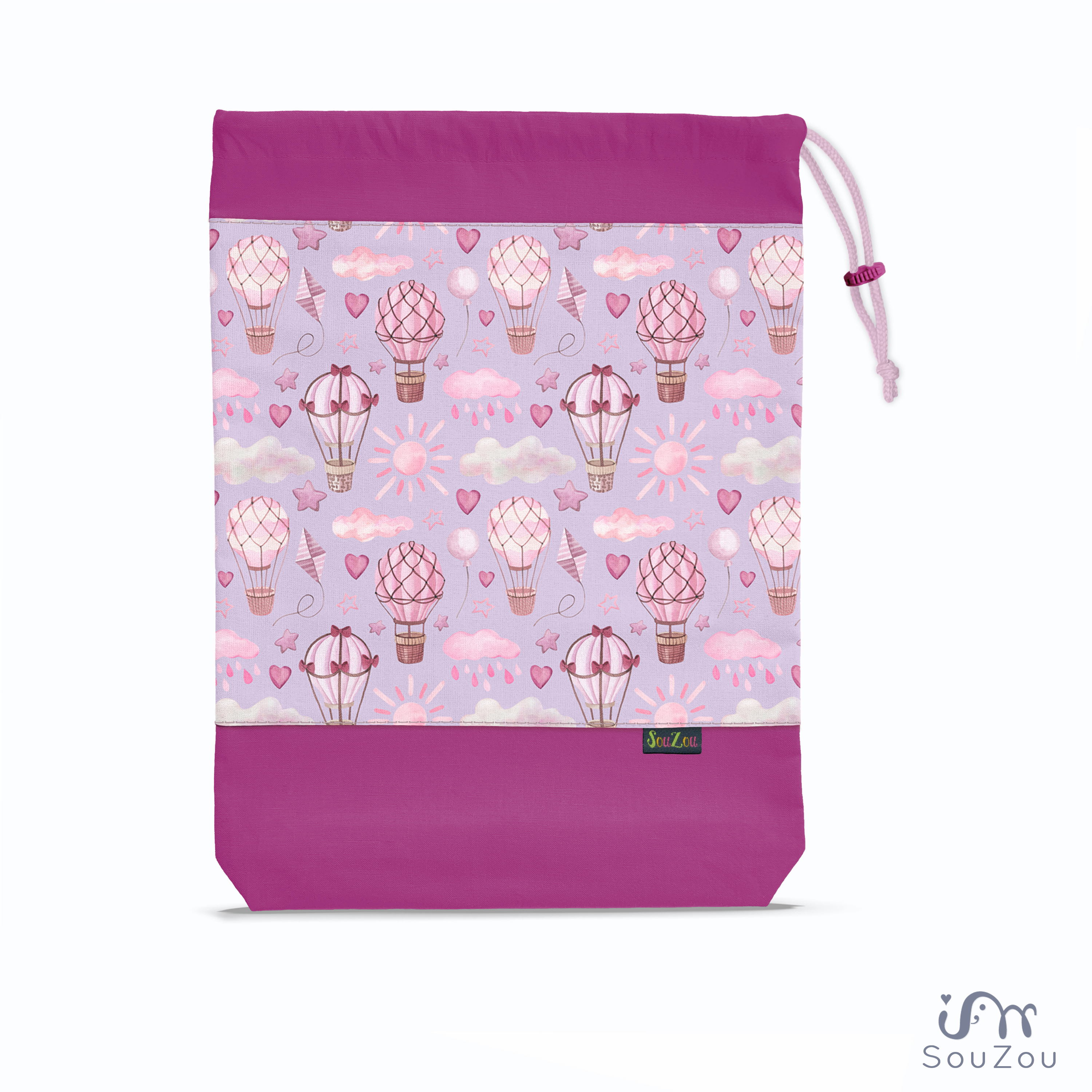 AUTORSKÝ pytlík na bačkorky BALÓNKY