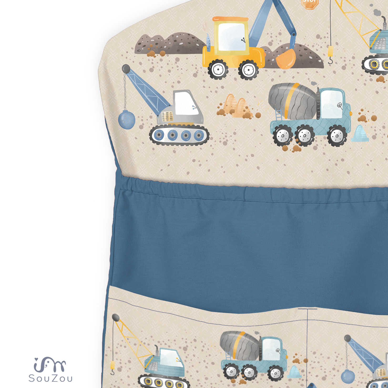 AUTORSKÝ KAPSÁŘ na ramínko do školky STAVBA