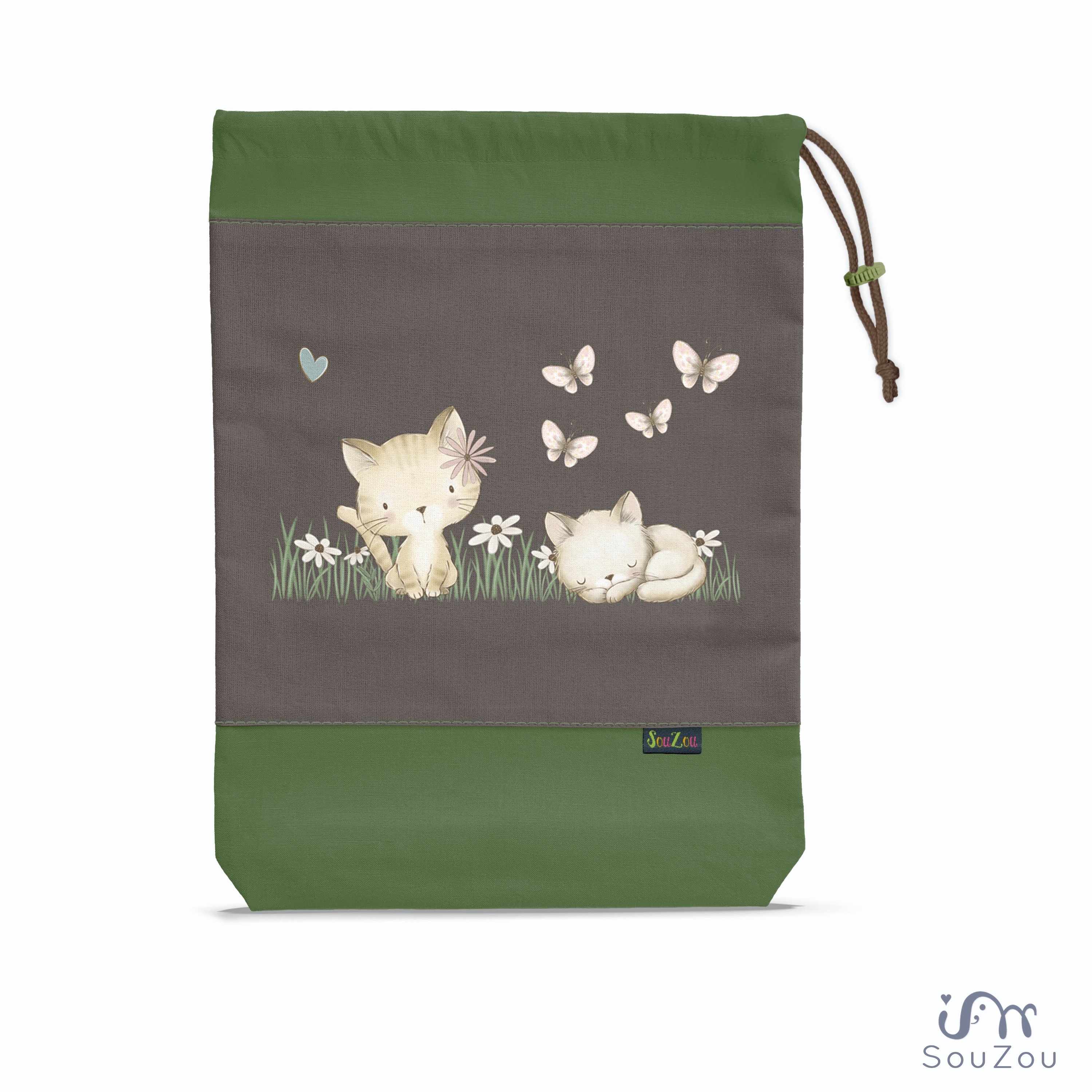 AUTORSKÝ pytlík na bačkorky KOČIČKY